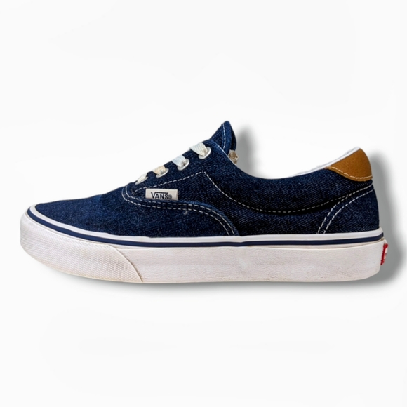 Vans Shoes - Vans | Era 59 C&L Blue Denim Core Authentic Sneakers Women's Size 7.5